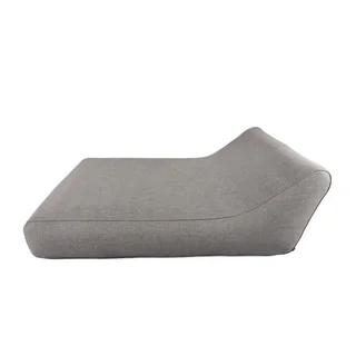 Chaise Longue Gonflable 2 Places avec Dossier Alcudia – Anthracite