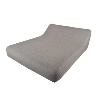 Chaise Longue Gonflable 2 Places avec Dossier Alcudia – Anthracite