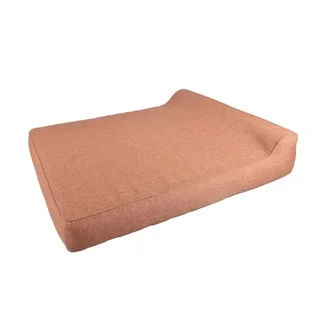 Chaise Longue Gonflable 2 Places avec Dossier Alcudia – Couleur Terracotta