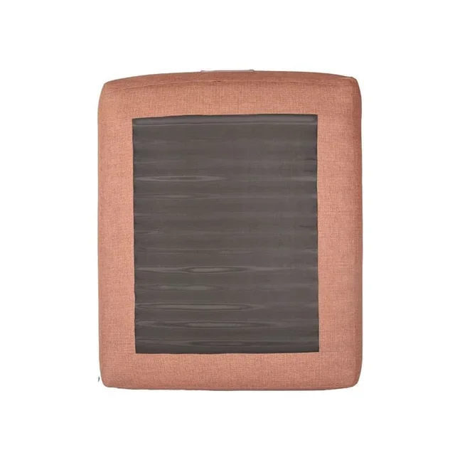 Chaise Longue Gonflable 2 Places avec Dossier Alcudia – Couleur Terracotta