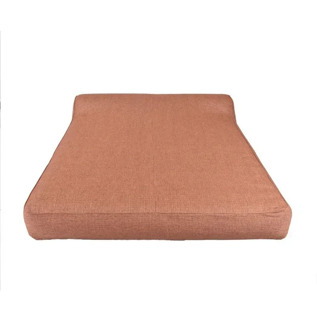 Chaise Longue Gonflable 2 Places avec Dossier Alcudia – Couleur Terracotta