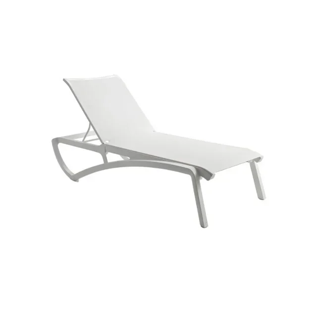 Sunset White Lounge Chair - Contemporary Design