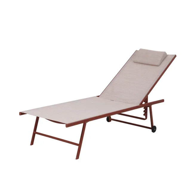 Travis Lounge Chair - Terracotta Color