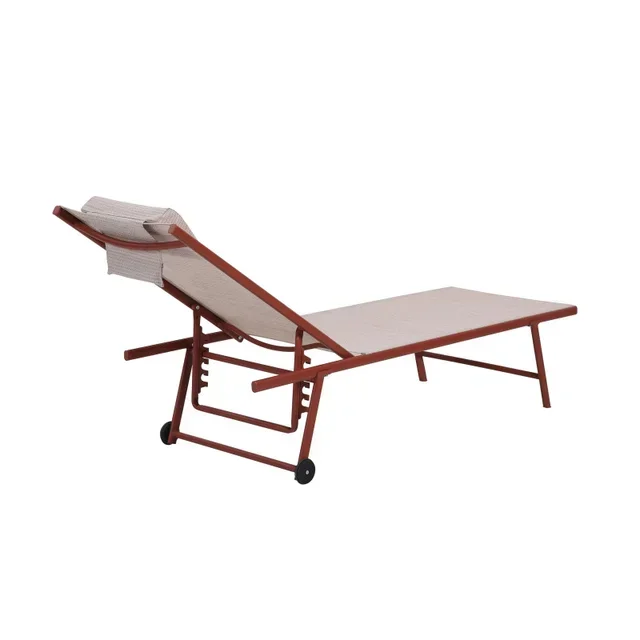 Travis Lounge Chair - Terracotta Color