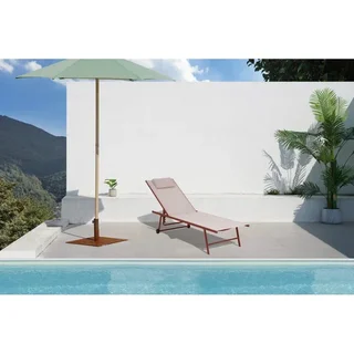 Travis Lounge Chair - Terracotta Color