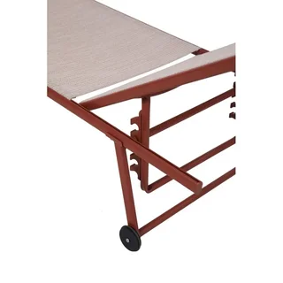 Travis Lounge Chair - Terracotta Color