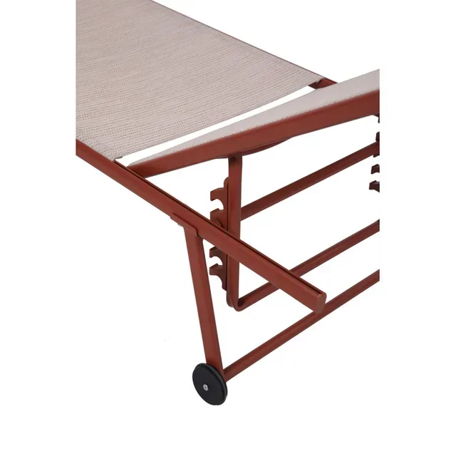 Travis Lounge Chair - Terracotta Color