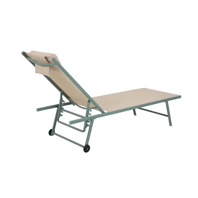 Travis Green Beige Lounge Chair - Contemporary Design for Living Room