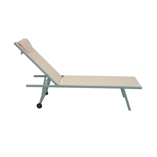 Travis Green Beige Lounge Chair - Contemporary Design for Living Room