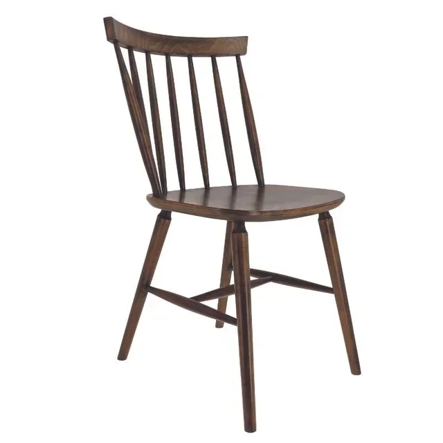 Cadeira Nancy Madeira Faia Envelhecido Escuro - Altura 850 mm