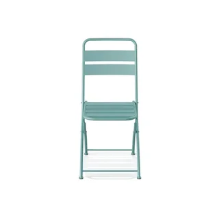 Silla Plegable Bistrot Breeze Acero - Azul Marino