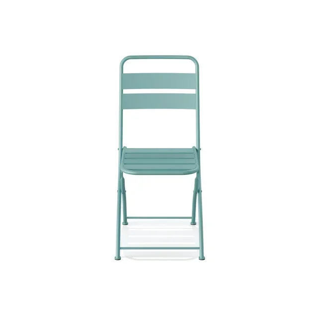 Silla Plegable Bistrot Breeze Acero - Azul Marino