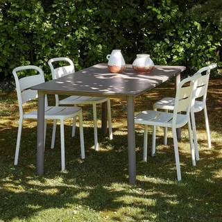 Chaise de Salle à Manger Como - Gris Anthracite - Set de 2 Pièces