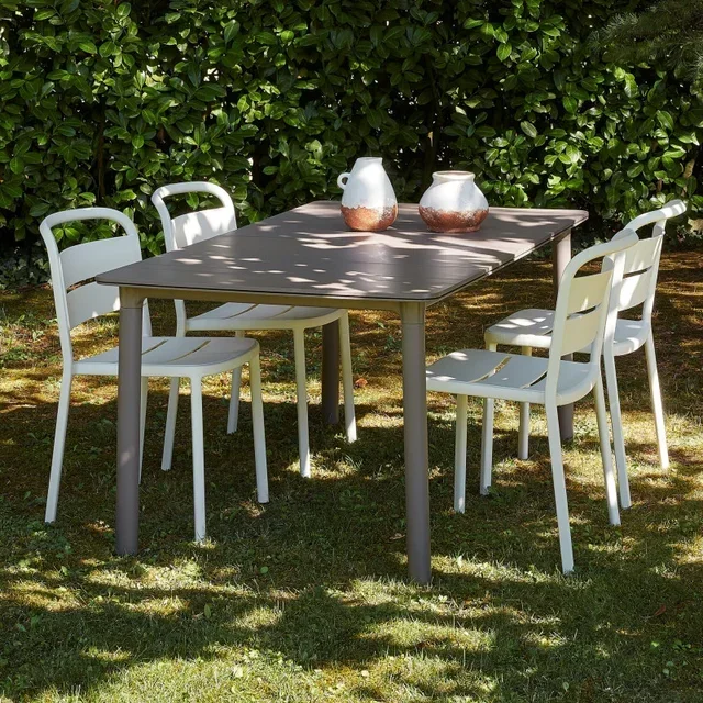 Chaise de Salle à Manger Como - Gris Anthracite - Set de 2 Pièces