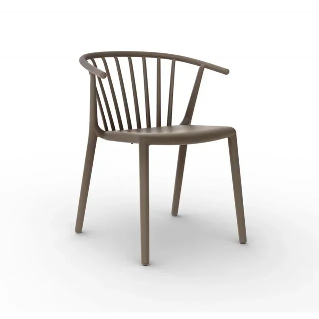 Lote de 2 Sillas Woody Chocolate – Diseño Escandinavo Apilable