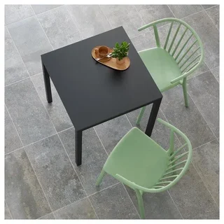 Chaise Woody Ivoire - Lot de 2 chaises design en bois