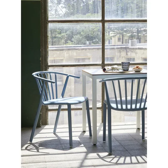 Chaise Woody Ivoire - Lot de 2 chaises design en bois