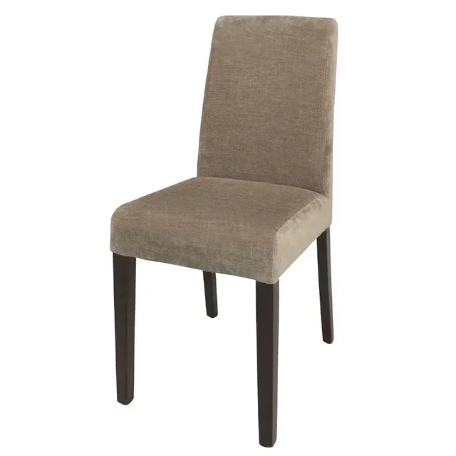 Chaises Beige Revêtement Tissu Assise Confortable