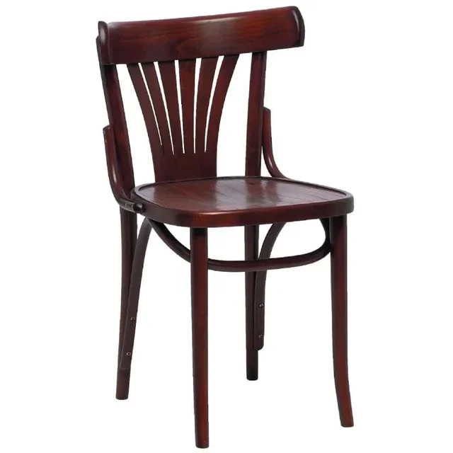 Bistro Chairs Walnut Bentwood - Fan Back - Set of 2