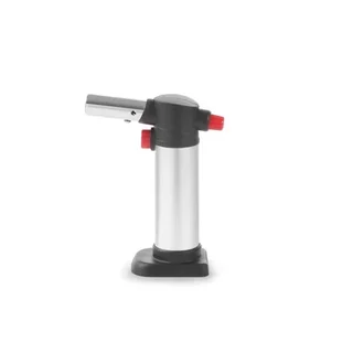 Soplete de Cocina Profesional con Soporte de Almacenamiento y 4 Cartuchos de Gas Recargables