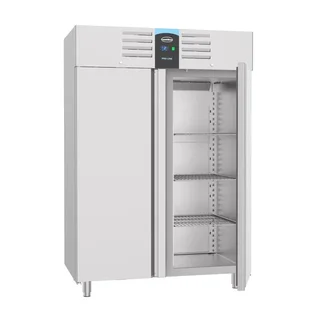 Professionelle Gefrierschrank 1400L - 2 Volle Türen - Edelstahl