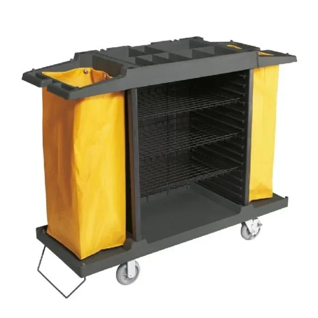 Hotel Room Trolley Double Bag - 3 Tier Structure