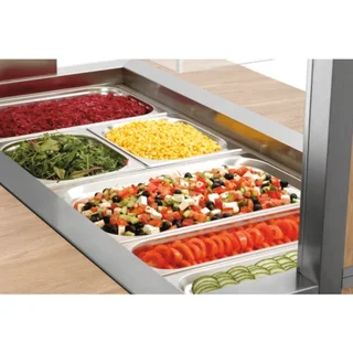 Professioneller Heiß-Servierwagen - 4 GN 1/1 Behälter