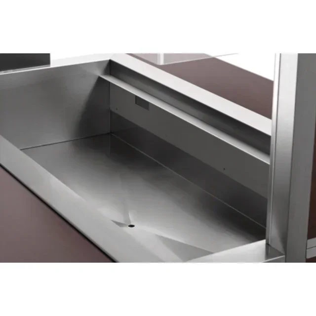 Professional Hot Service Trolley - 4 Gastronorm 1/1 Pans