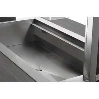 Professional Hot Service Trolley - 4 Gastronorm 1/1 Pans