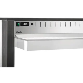 Professional Hot Service Trolley - 4 Gastronorm 1/1 Pans