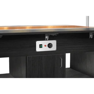 Hot Food Service Trolley for Children - 4 GN 1/1 Containers