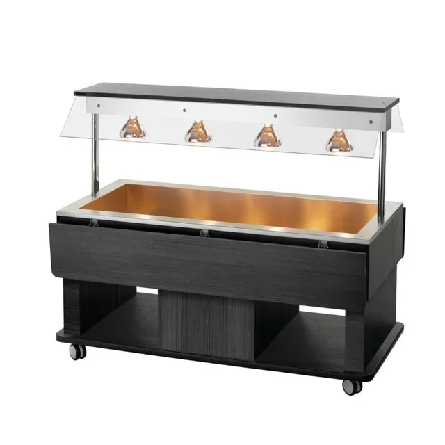 Hot Food Service Trolley for Children - 4 GN 1/1 Containers