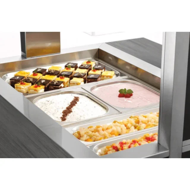 Heißer Servierwagen 3 GN 1/1 Behälter - Gastronomie