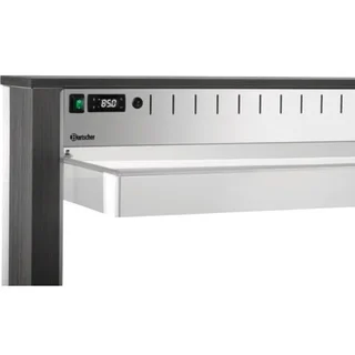 Carrinho de Serviço Quente 3 Cubas Gastronorm 1/1 - Restauração Profissional