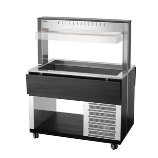 Heißer Servierwagen 3 GN 1/1 Behälter - Gastronomie