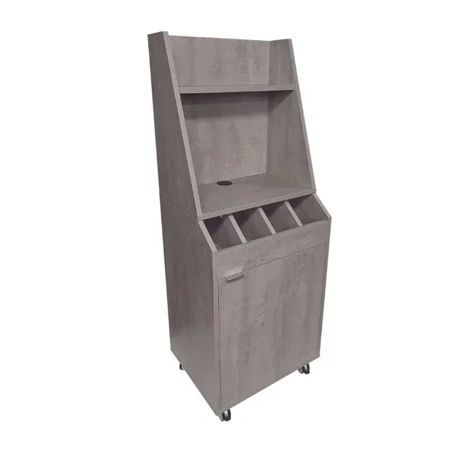 Carrinho de Serviço Alto - Betão Cinzento - Altura 1500 mm