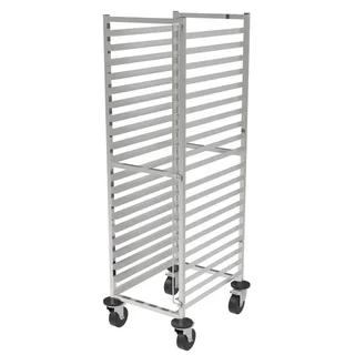 GN 2/1 Gastronorm Tray Clearing Trolley