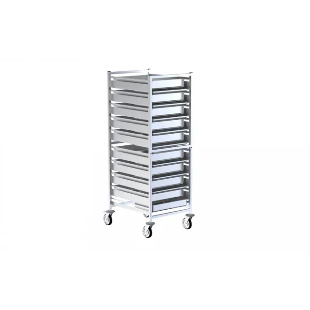 Chariot Décongélation Gastronorm Inox 1/1 - 9 Étages