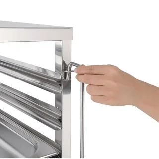 Chariot Gastronorm à Glissières 7 Niveaux