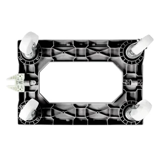 Carrello di Manipolazione per Cesto della Biancheria - Nero