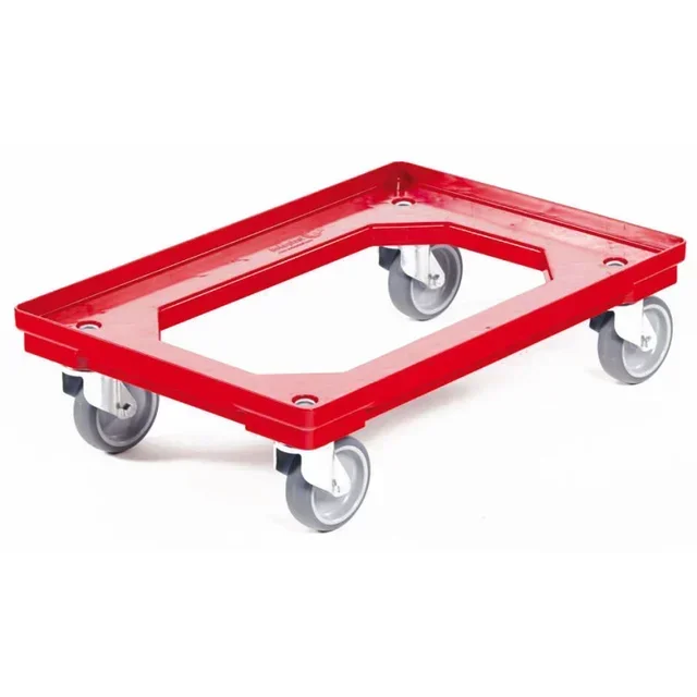 Multi-Purpose Transport Trolley with Tub - Red Color