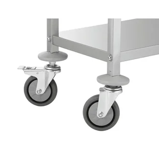 Carrinho de Armazenamento para Talheres em Aço Inoxidável