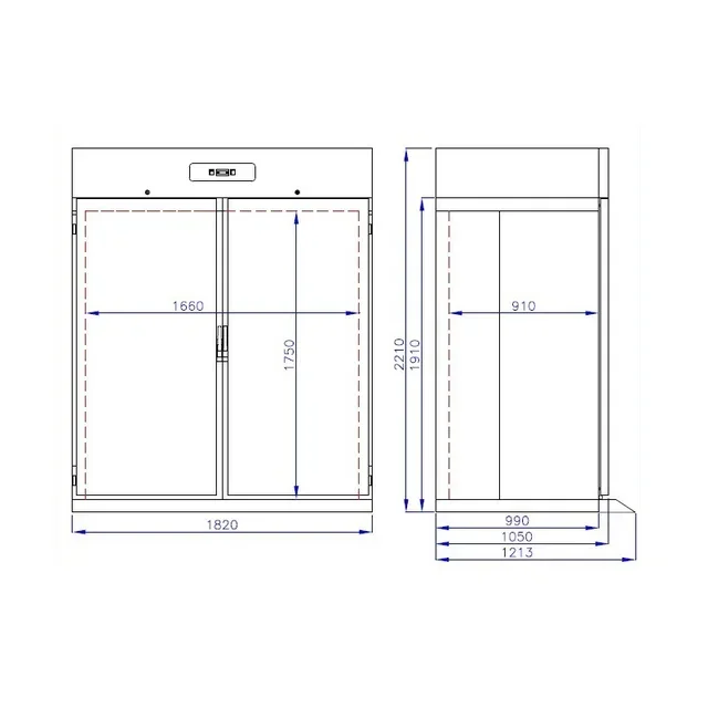 Carrello Refrigerato Acciaio Inox 1400 Litri - Modello Roll-In Professionale