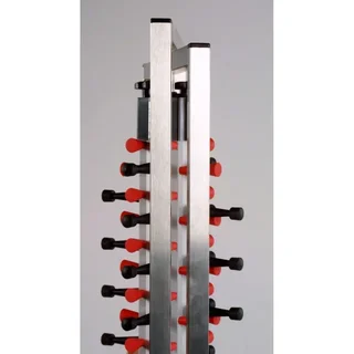 Chariot de Service à Assiettes Pliable - 48 Compartiments