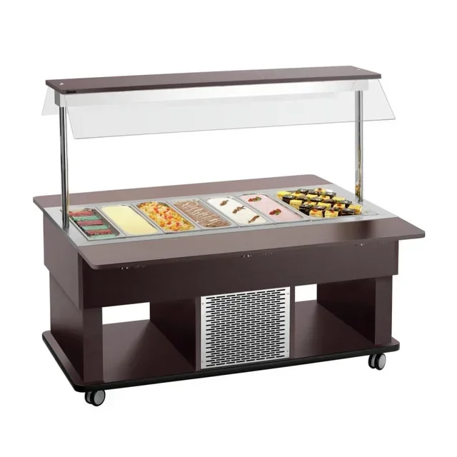 Hot Food Service Trolley for Children - 4 GN 1/1 Containers