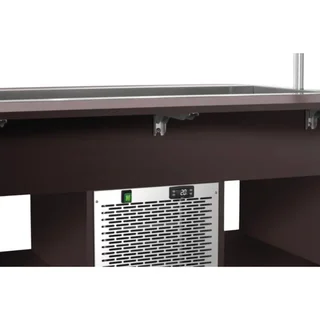 Carrinho de Serviço de Comida Quente para Crianças - 4 Cubas Gastronorm 1/1