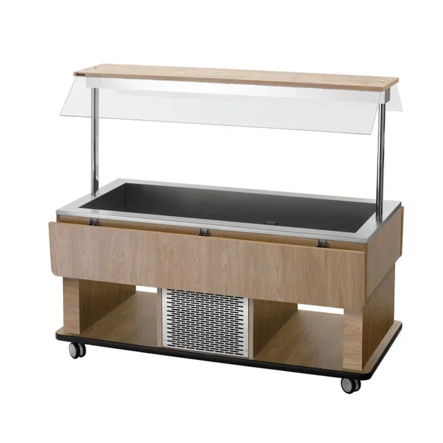 Hot Food Service Trolley for Children - 4 GN 1/1 Containers