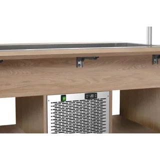 Hot Food Service Trolley for Children - 4 GN 1/1 Containers