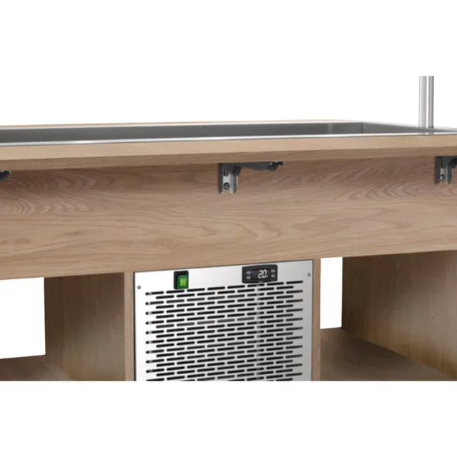 Hot Food Service Trolley for Children - 4 GN 1/1 Containers