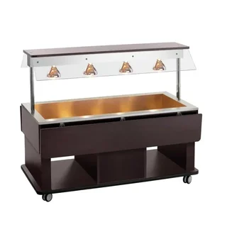 Hot Food Service Trolley for Children - 4 GN 1/1 Containers